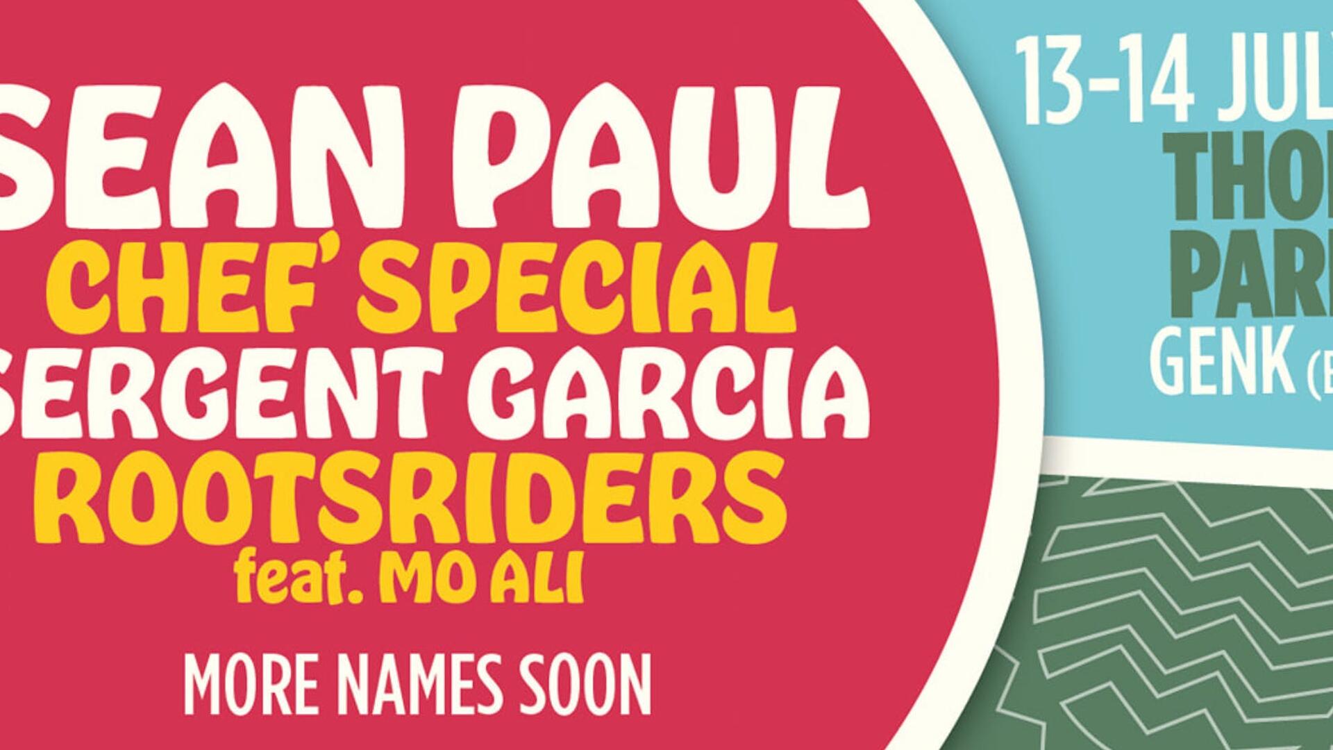 Afro-Latino 2024: Sean Paul - Sergent Garcia - Chef' Special - Rootsriders & many more