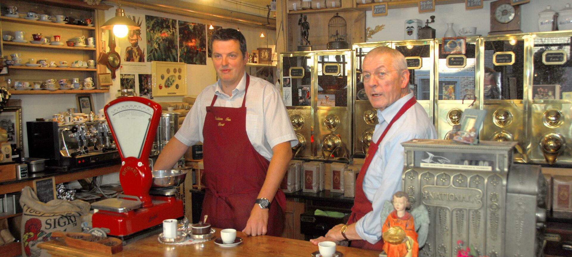 Ambachtelijke koffiebranderij Gulden Tas - Winkel koffiebranderij