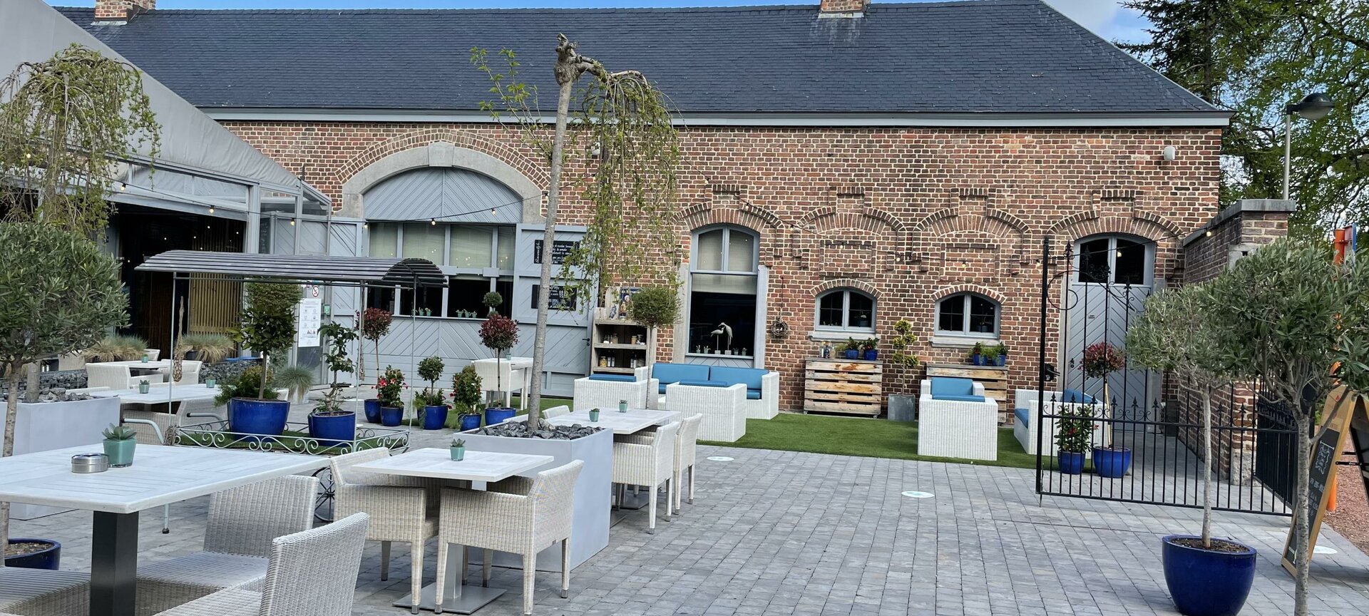 Brasserie-Restaurant Remise New Style - Loungy terras