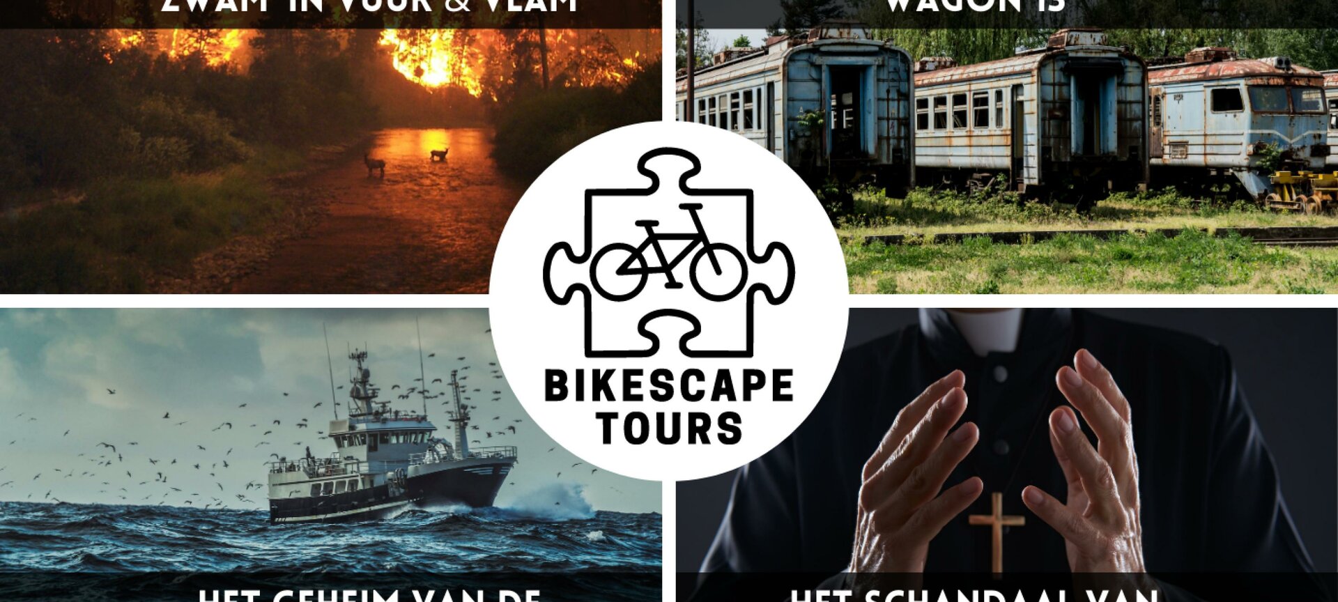 Escape Fietstocht - Het Mysterie Van Wagon 13 - Hasselt/Diepenbeek - Bikescape Tours
