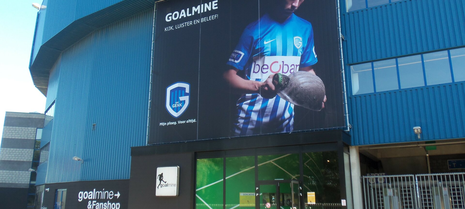 GoalMine - Cegeka Arena KRC Genk - Ingang GoalMine