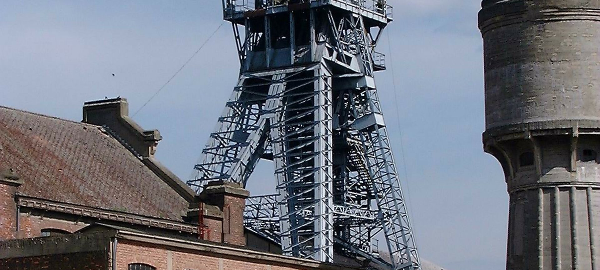 Schachttoren - Schachttoren en Watertoren mijnsite Zolder