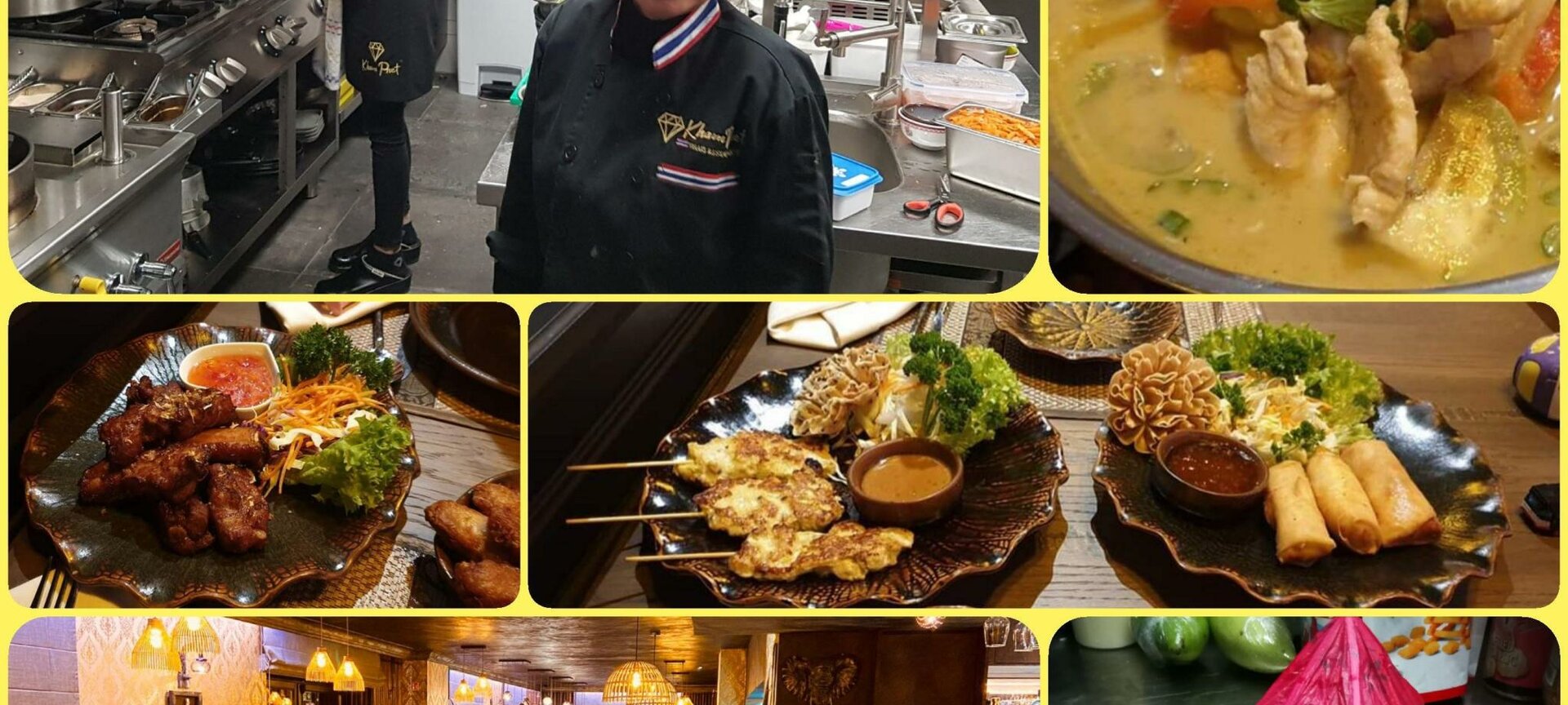 Thais Restaurant Khamphet - sfeer fotootje met heerlijke gerechtjes