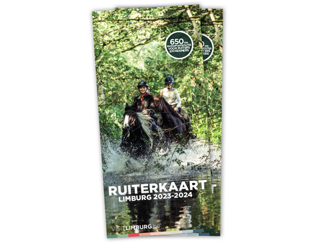 Cover van de ruiterkaart van Limburg 2023-2024